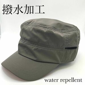 新品 キャップ　撥水 グレー　ＵＶカット アウトドア　フェス スポーツ