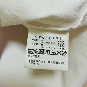 一度のみ着用 超美品 ノースフェイス 長袖 Tシャツ ホワイト レディース S M 検索）THE NORTH FACE パタゴニア コロンビアの画像10