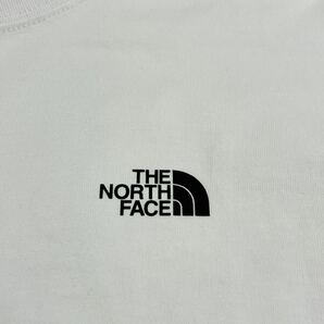 一度のみ着用 超美品 ノースフェイス 長袖 Tシャツ ホワイト レディース S M 検索）THE NORTH FACE パタゴニア コロンビアの画像4