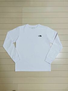 一度のみ着用　超美品　ノースフェイス 長袖　Tシャツ　ホワイト　レディース　S M 検索）THE NORTH FACE パタゴニア コロンビア