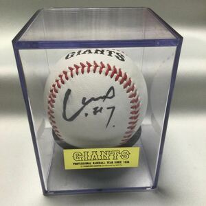  Yomiuri Giants / Nagano .. player / autograph autograph / throwing included ball / throwing included lamp / not for sale / autograph autograph ball / soft lamp / direct catch / case attaching 