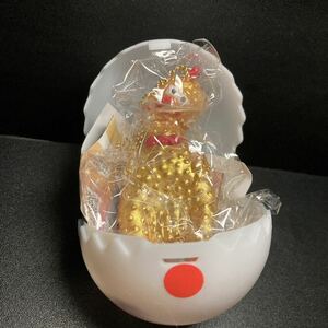 だまることを知らないチキンやろう 3 チキンくん ゴールデン ストラップ キーホルダー グッズ 卵 たまご ガシャポン ガチャガチャ レア