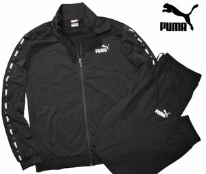 新品 M ▼ PUMA プーマ ▼ 上下 セットアップ ジャージ トラックトップ トラックジャケット ジャケット パンツ 黒 メンズ