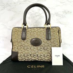 セリーヌ CELINE 馬車 トリオンフ ハンドバッグ Cサルキー ブラウン 自00297