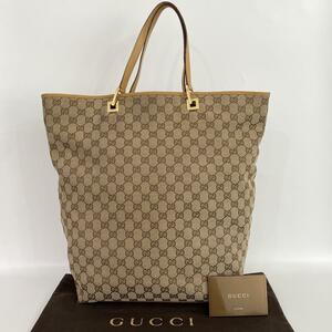 《大特価！》 GUCCI グッチ トートバッグ GGキャンバス ベージュ レザー 3299856