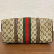 《大特価！》 GUCCI オールドグッチ ボストンバッグ シェリーライン GG柄 7767770_画像4