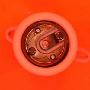 竜B843◆昭和レトロ ポップ 可愛い チューリップ型 ペンダントライト 吊り下げ照明 照明器具 オレンジ アンティーク 松下電工 ナショナルの画像7