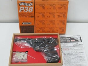 C619◆マルゼン ワルサー P38 BLOW BACK SERIES ガスガン MARUZEN WALTHER ハンドガン 元箱付 ミリタリー サバゲー 全長215mm 重量720g