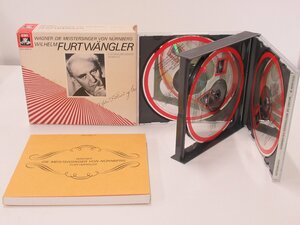 C673◆WILHELM FURTWANGLER フルトヴェングラー 指揮者 3枚組CD WAGNER ワーグナー 楽劇 ニュルンベルクのマイスタージンガー