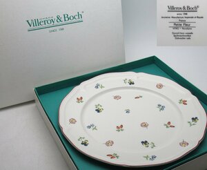 C757◆ビレロイ＆ボッホ プチフルール ペティフラワー 大皿 ディナー皿 プレート2枚セット 26.4cm Villeroy&Boch Petite Fleur 小花 洋食器