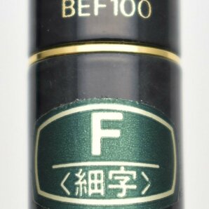 竜B850◆未使用 Burberrys バーバリー BEF100 ペン先 F 細字 万年筆 セクレタリーシリーズ マーブル調 緑 スペアーインク付き 筆記用具の画像5