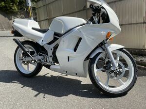  one jpy start! Honda NS-1 full cowl beautiful car pearl white 2 -stroke NSR