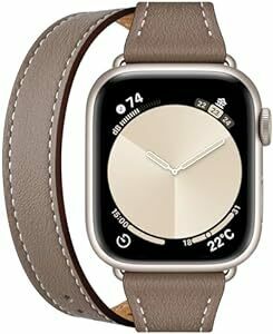 コンパチブル アップルウォッチ バンド 40mm 41mm 38mm レザー 二重巻き コンパチブル Apple Watch バン