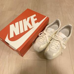 ナイキNIKE＊CLASSIC CORTEZ NYLON クラシック コルテッツ ナイロン＊ベージュ 25cm