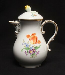 マイセン ポット ベーシックフラワー 三つ花 Meissen [0502初]