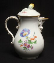 マイセン ポット ベーシックフラワー 三つ花 Meissen [0502初]_画像2