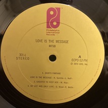 MFSB / LOVE IS THE MESSAGE 日本盤_画像3