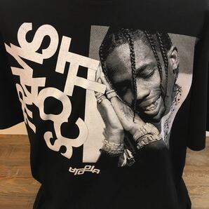 トラヴィススコット Travis Scott XL ラッパーTシャツ ブラックの画像3