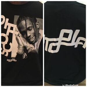 トラヴィススコット　Travis Scott XL ラッパーTシャツ　ブラック