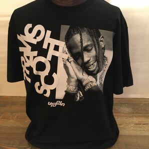 トラヴィススコット Travis Scott XL ラッパーTシャツ ブラックの画像2