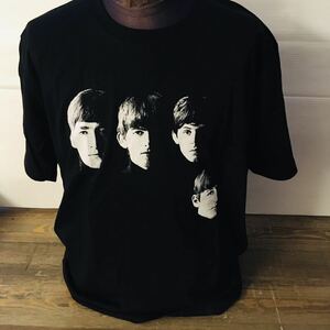 ビートルズ　THE BEATLES L バンドTシャツ ロックTシャツ　ブラック