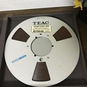  Gewandhaus Quartet Leipzig 38cm 2トラ BEETHOVEN TEAC オープンリールテープ 10号(KTC-5001)の画像3