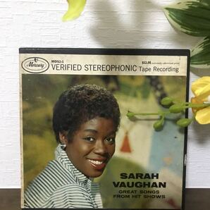 7号Jazzオープンリールテープ SARAH VAUGHAN / GREAT SONGS FROM HIT SHOWSの画像1