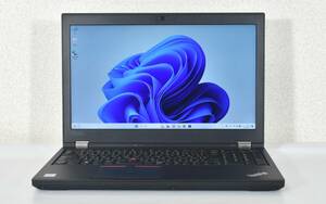 Lenovo ThinkPad P52 Mobile Workstation/Core i7-8750H/メモリ32G/新品 NVMe SSD 1TB/カメラ/15.6インチ /高解像度1920X1080/Windows 11