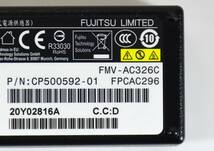 富士通 FUJITSU FMV-AC326C ACアダプター/19V 2.1A/ADP-40HH/外径5.5mm X 内径2.5mm/LIFEBOOK U937 U938 U939 など対応/中古品_画像3