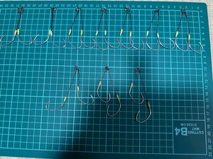 ③ タチウオ　ジギング　アシストフック10セット　サーベルアシスト　タチジギ道場　船タチウオ
