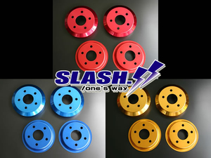 [RC013A+RC014A]■SLASH■DRESS UP ROTOR COVER■SUBARU■LEGACY■BL5■Tuned by STi■Brembo■2003/06～2009/04■Fr326x30mm/Rr316x20mm■