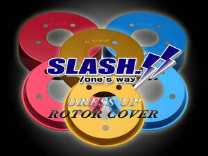 [RC409B+T8430B]■SLASH■DRESS UP ROTOR COVER■LEXUS■ES300h■AXZH11■F SPORT含む■2020/08～■Front305x28mm/Rear281x12mm■