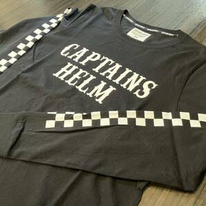 美品！CAPTAINS HELM キャプテンズヘルム チェッカー ロングスリーブTシャツ Sサイズの画像1