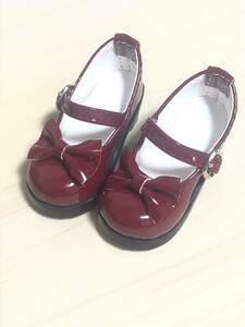 MDD balk s Dollfie Dream for gloss having enamel shoes red color ribbon have 