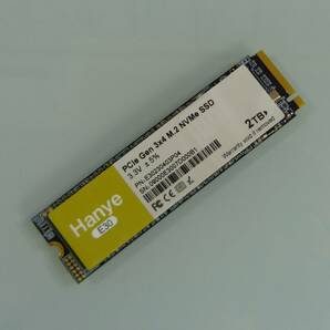 Hanye E30 2TB M.2 SSD PCIe Gen3x4 NVMe 2280 3400MB/s 正規代理店品の画像1