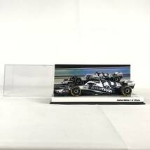 □中古品□ MINICHAMPS ミニカー 1/43 スクーデリア アルファタウリ AT03 バーレーンGP 2022 角田裕毅 #22 ホワイト×ネイビー 447220122_画像1