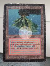 ●MTG● β ベータ Volcanic Island(英語 状態悪 インクや折れ目なし)_画像4