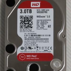 未使用 0時間 3TB-HDD WD30EFRX (WD-Red、PC用、NTFSフォーマット済）