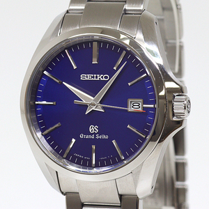 SEIKO セイコー メンズ腕時計 グランドセイコー SBGX087 クォーツ ブルー文字盤 仕上げ済 【中古】