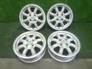 ダイハツ ミラジーノ ミニライト MINILITE 純正 アルミホイール 14インチ シルバー 4本セット 14×4.5J 42611-97231-000