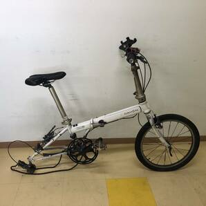 LA018974(044)-319/AS5000【名古屋から家財便また引取り】DAHON SPEED P8 折り畳み自転車（ジャンク品 パーツ取り 部品取りとして）の画像1