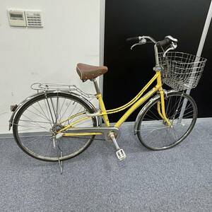  quiet A015966(043)-3/OY0[ Shizuoka from household goods flight moreover, taking over ] bicycle LOCOCOro here frame 27 -inch yellow yellow color 