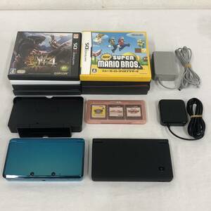 LA005535(052)-306/KN3000【名古屋】Nintendo ニンテンドー 3DS CTR-001 / DS i TWL-001 ゲーム機2点 / ソフト 11点