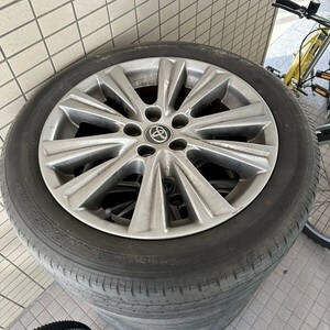 博A007648(043)-2/ST8000【博多引き取り限定】タイヤ　TOYOTA　235/50R18　97V　4本　対応日4/28(日)・4/29(月)