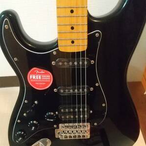 Squier by Fender エレキギター Classic Vibe 70s Stratocaster HSS Left-Handed  Maple Fingerboard Black 左利き用の画像2