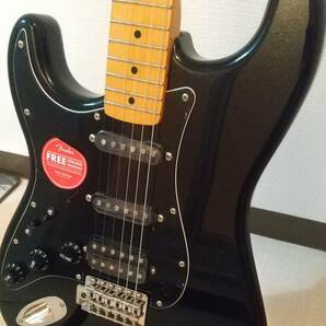 Squier by Fender エレキギター Classic Vibe 70s Stratocaster HSS Left-Handed  Maple Fingerboard Black 左利き用の画像1