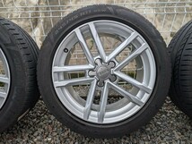 ① アウディ TT 純正 8.5J+50 PCD112-5穴 57φ コンチネンタル 245/45R17 タイヤ・ホイール １本価格 ４本セット48,000円_画像2