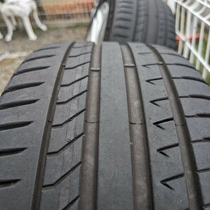 ② アウディ TT 純正 8.5J+50 PCD112-5穴 57φ コンチネンタル 245/45R17 タイヤ・ホイール １本価格 ４本セット48,000円の画像7