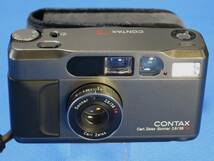 ★ 極美品 ★　コンタックス　♪　ＣＯＮＴＡＸ Ｔ２ フルオートコンパクトカメラ　チタンブラック　★ 高級コンパクトフイルムカメラ_画像1