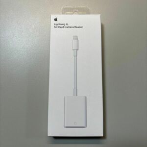 【新品未開封】Apple Lightning to SD card Camera reader